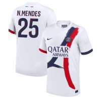 Paris Saint-Germain Nuno Mendes #25 Bortatröja 2024-25 Korta ärmar